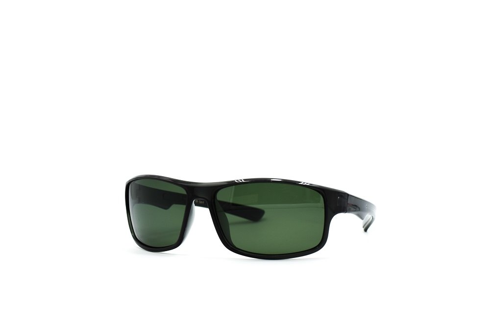 Cortina CO1306 C4 Polarized Sunglasses نظارة شمسية رجالية كورتينا CO1306 C4 بإطار أسود وعدسات بولارايزد باللون الأخضر الزيتي مع حماية UV400