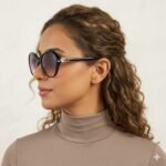⁦نظارة نسائية مربعة⁩ - الصورة ⁦2⁩