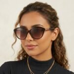 ⁦نظارة نسائية دائرية⁩ - الصورة ⁦2⁩