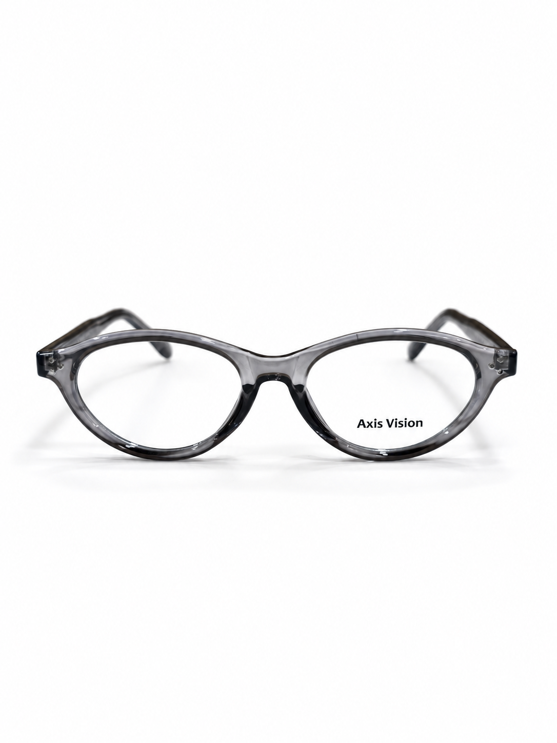 Eyeglasses on a seamless white surface-2 نظارة طبية ترندي - الصورة 1