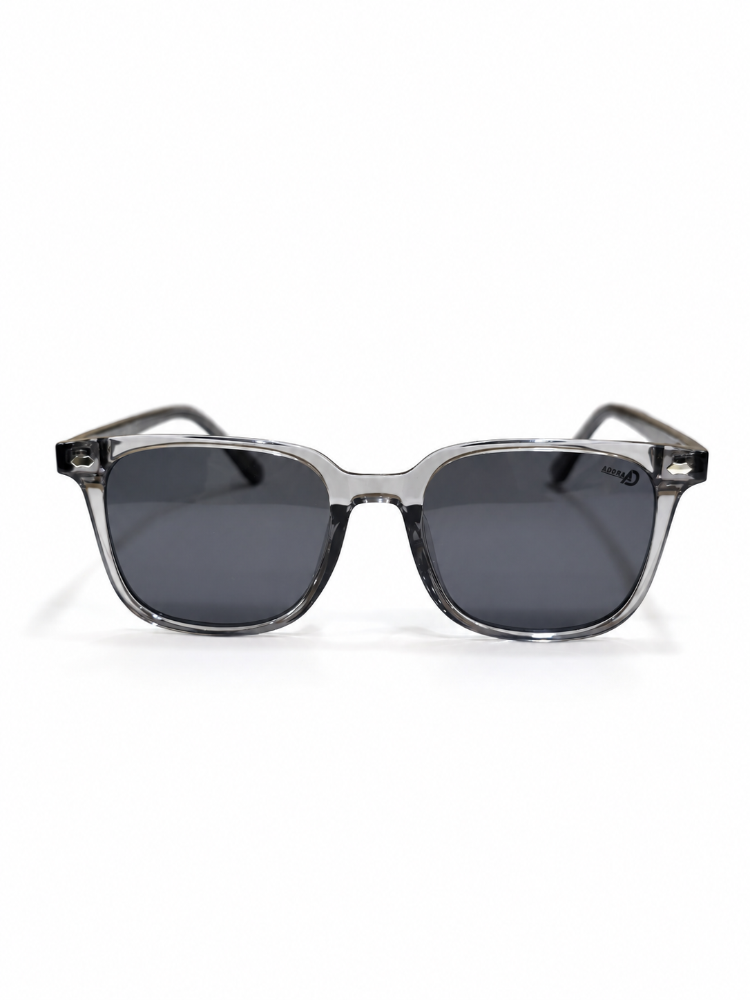 Glasses on a Seamless White Background-7 ADORA نظارة شمسية مربعة - الصورة 1