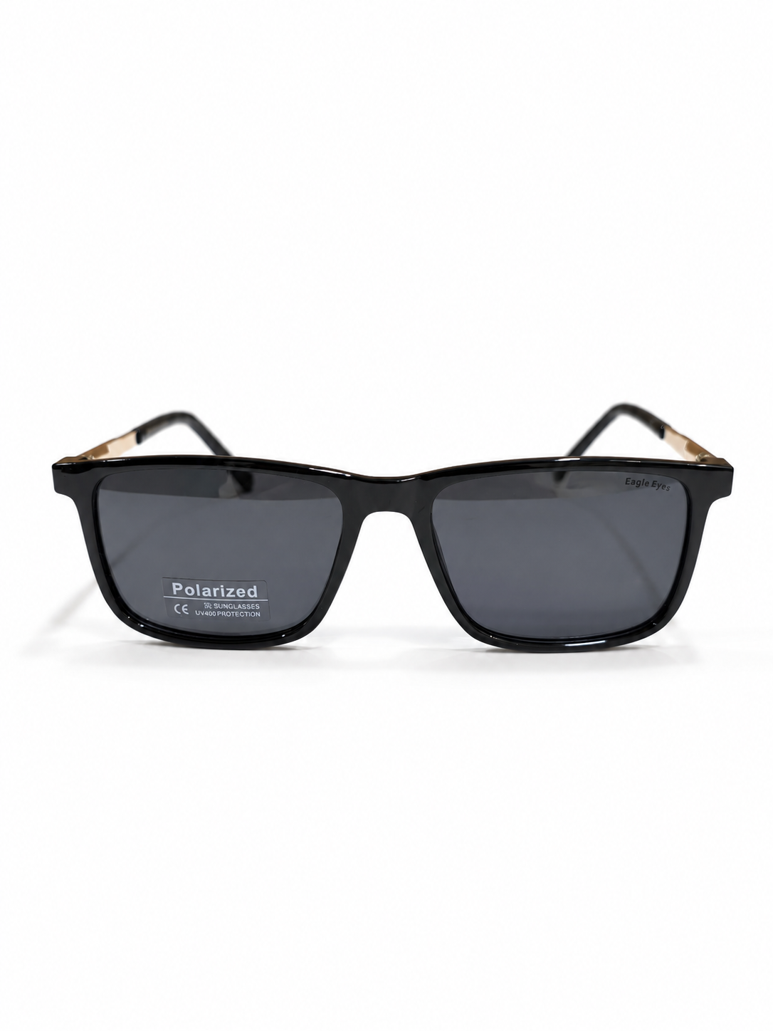 Sunglasses on a pure white background-6 EAGLE EYES نظارة شمسية مربعة - الصورة 1