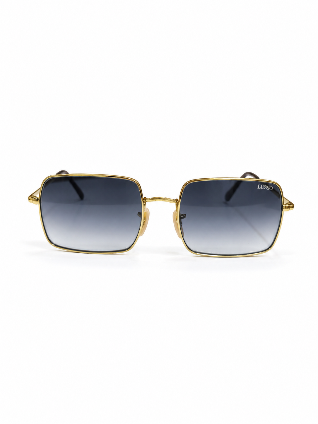 Sunglasses on a seamless white backdrop-3 LUSSO نظارة شمسية مربعة - الصورة 1