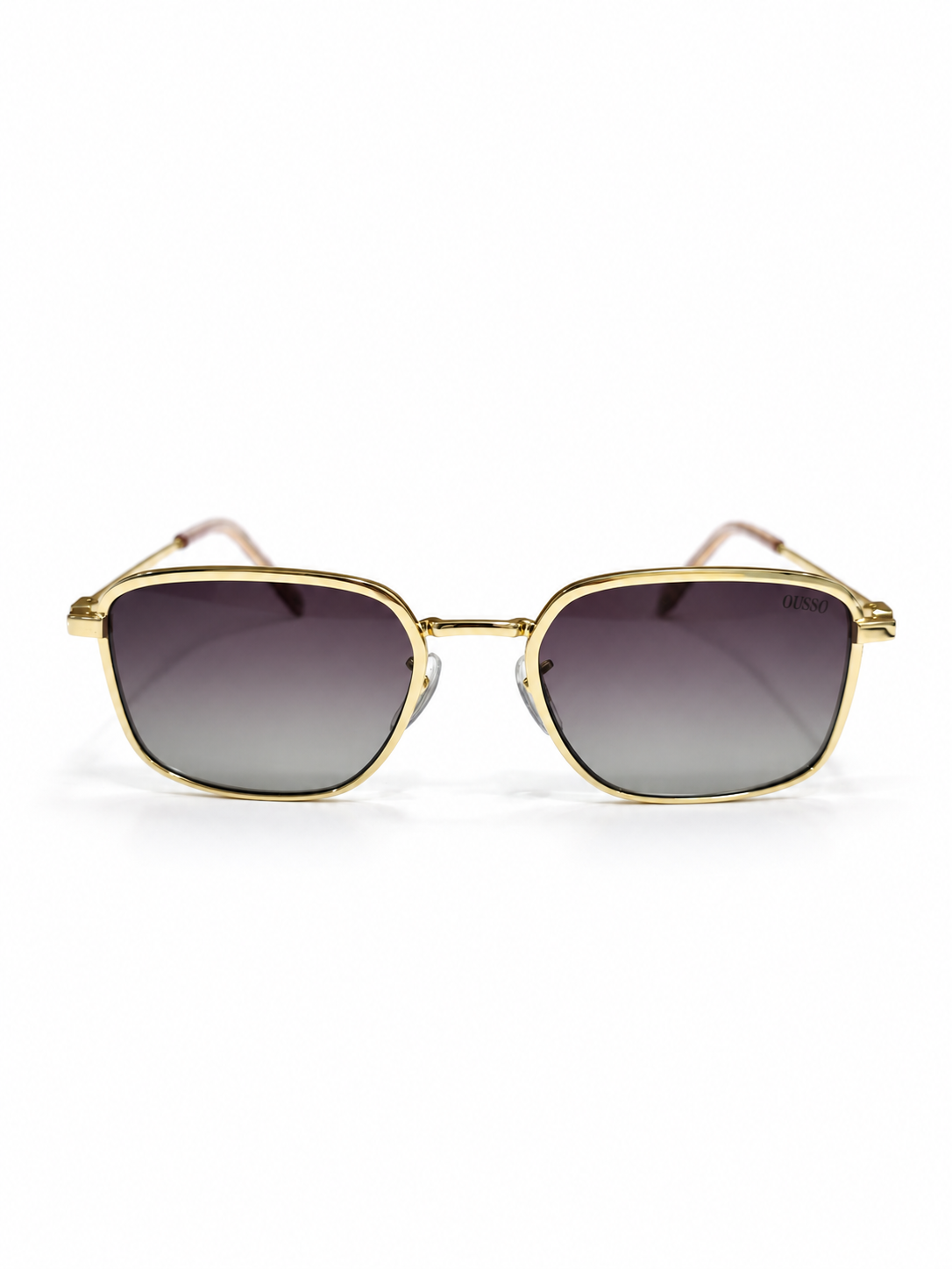 Sunglasses on a seamless white background-4 OUSSO نظارة شمسية مربعة - الصورة 1